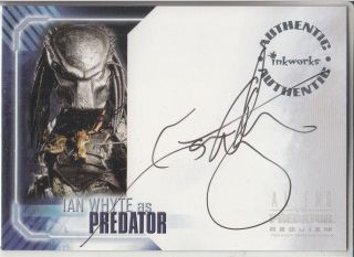 2007 Inkworks Aliens Vs Predator Ian Whyte As Predator Auto Autograph A - 10