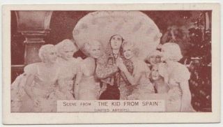 Eddie Cantor 1935 Ardath Scenes From Big Films Tobacco Card 91 Kid From Spain