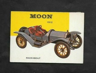 Topps 1954 (world On Wheels)  108 Moon Raceabout 1912