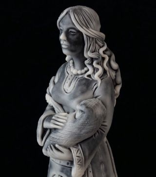 Slavic Goddess Lada Marble Figurine Sculpture Patroness of Love Beauty Fertility 6