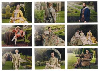 Outlander Season 2 (2017) Gardens Versailles Trading Card Insert Set (9 Cards)