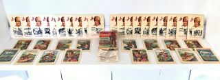Exciting 1955 Davy Crockett Vintage Adventure Card Game - Complete Set