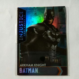 Injustice Gods Among Us Arcade Card Gold Secret ? 57 Batman Arkham Knight Foil