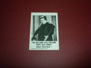 The Munsters Card 5 Leaf Brands U.  S.  A.  1964 Kayro - Vue Productions Tv