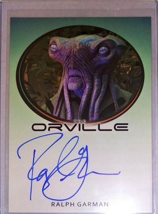 The Orville Season One Ralph Garman As Kanoot On Card Autograph Season 1