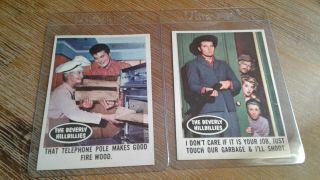 2 1963 The Beverly Hillbillies Trading Cards 11 22 And In Plastic
