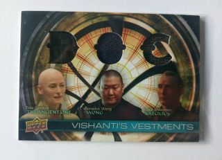 Doctor Dr Strange Vishantis Triple Costume Card Vht - Wak Swinton Mikkelsen Wong