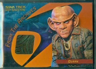 Star Trek 40th Anniversary (c 16) Quark Costume Card Version 2
