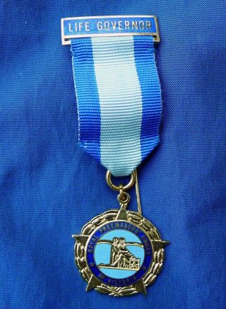 Named Royal Freemasons Homes Of Victoria Life Governor Medal Bro R Magree 1992