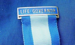 NAMED ROYAL FREEMASONS HOMES OF VICTORIA LIFE GOVERNOR MEDAL BRO R MAGREE 1992 5