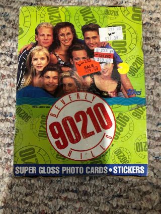 Box Of 1991 Topps Beverly Hills 90210 Trading Cards