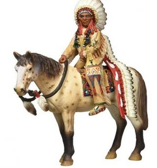 Schleich 70300 Native American Sioux Chief On Horse