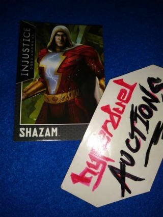 Injustice Arcade Dave & Busters Standard Shazam 44 Card ? Series 1 Round 1