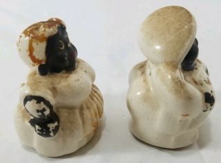 Vintage Black Americana Ceramic Salt And Pepper Shaker Collectibles 4