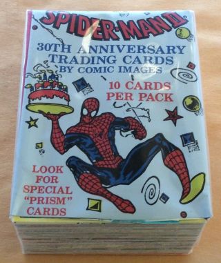 1992 Comic Images Marvel Spider - Man Ii 30th Anniversary Trading Card Set