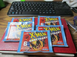 1996 Fleer Skybox Marvel X - Men Sanctuary Sticker Pack X 5