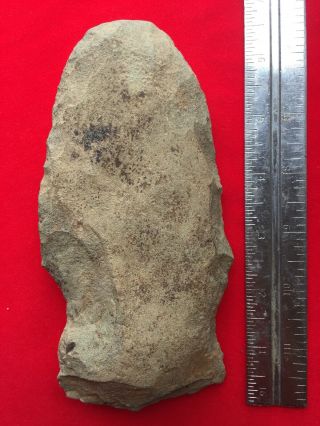 Authentic Indian Artifacts 6.  5inch Real Chipped Axe Found Page County Va