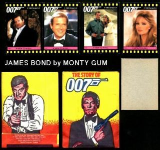 1984 James Bond (the Story Of) Monty Gum Wax Pack