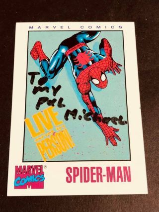 1992 Spider - Man Stan Lee Signed Official Autograph Live And In Person Spidey