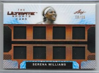 Serena Williams 2019 Ultimate Sports Quad Relic Card 