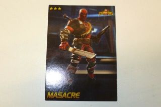 Marvel Contest Of Champions Massacre Non - Foil Card