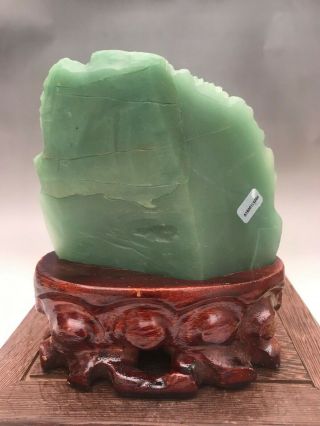 100 natural DONGLING jade Hand carving Landscape Old Man states w019 6