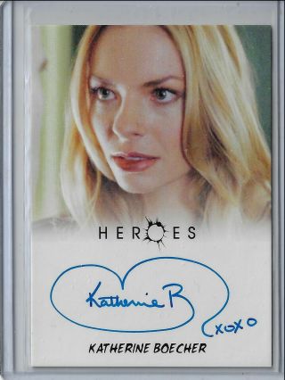 Heroes Archives Autograph Card Katherine Boecher As Alena Auto Gpc