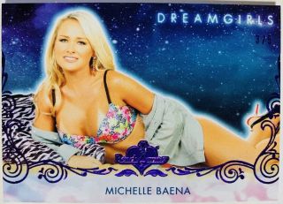 2018 Benchwarmer Dreamgirls Michelle Baena Purple Foil Premium Base D 3/5