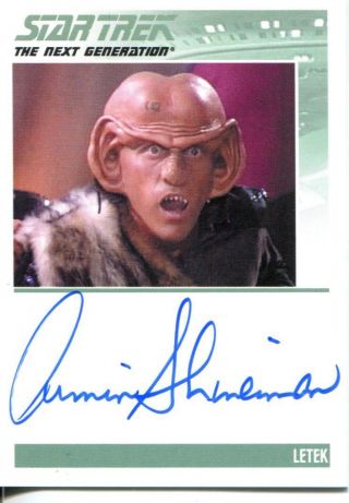 Star Trek Tng The Complete Series 1 Autograph Card Armin Shimerman