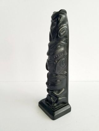 Museum Quality Argillite Totem Pole From Canadian Museum of Civilization By Boma 4
