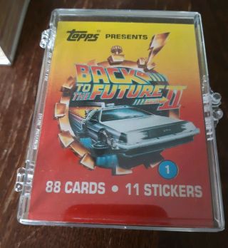 Back To The Future 2 Movie Trading Cards Complete Set No Stickers 1989 Topps