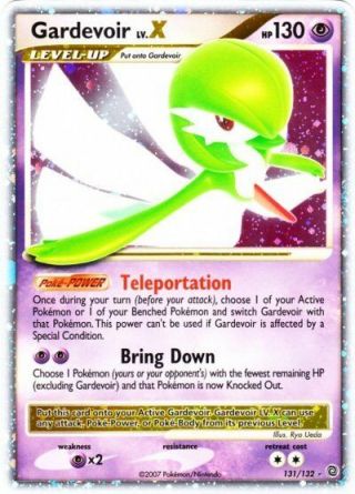 Gardevoir Lv.  X Ultra - Rare Holo Pokemon Card Dp3 Secret Wonders 131/132