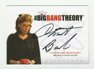 Big Bang Theory 1&2 [2012] A12 Christine Baranski (exclusive Binder Auto Card)