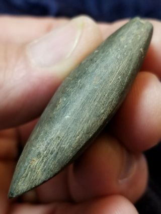 Indian Artifact Hardstone Celt Ohio Authentic Axe Adze Bannerstone Gorget