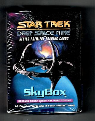 1993 Star Trek Deep Space Nine Series Premier Trading Cards Factory Box