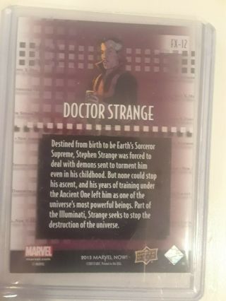 2013 Marvel Now Doctor Strange FX - 12 card 2