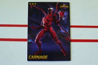 Marvel Contest Of Champions Card Carnage Non - Foil