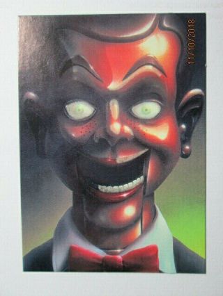 1996 Goosebumps - Glow - In - The - Dark Card - (g3) Night Of The Living Dummy