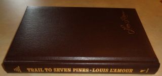 " Trail To Seven Pines " - A Hopalong Cassidy Leatherette Book Louis L 