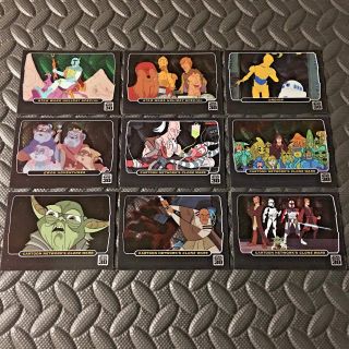 2007 Topps Star Wars 30th Anniversary Complete Animation Cel - Card Set Of 9 L@@k