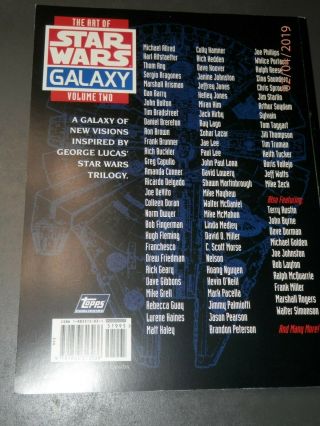 Topps The Art Of Star Wars Galaxy 2 3
