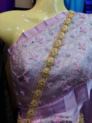 Thai Dance Costume Sash Shoulder Chain Traditional Jewelry Dress Accessories Ram