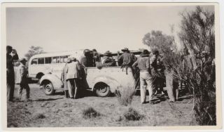 Old Photo Hermannsburg Northern Territory W Aboriginal Stockmen - Truck & Bus