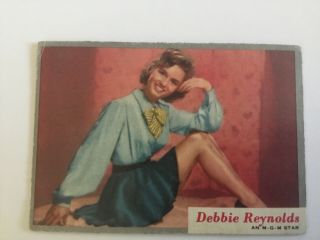 1963 Topps Who - Z - At Star No.  77 Debbie Reynolds