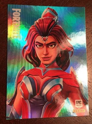 2019 Fortnite By Panini Holo Foil 295 Valor Legendary Outfit Trading Card
