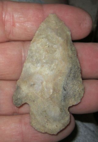 Well Authentic 2 7/16 " Hafted Knife Butler County Mo.  Artifact Arrowhead