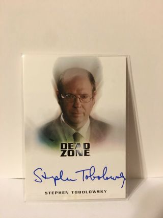 Stephen Tobolowsky As Dr.  Pratt Autograph Card " Dead Zone " Tv Show