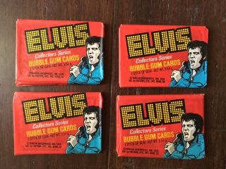 1978 Boxcar Enterprises Elvis Presley Collectors Series Bubble Gum Cards
