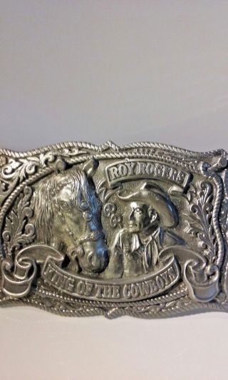 1993 Limited Edition Roy Rogers King Of The Cowboys Belt Buckle 647 Of 10,  000