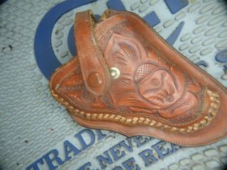 Vintage tooled holster,  Small frame 2 inch/ Smith&Wesson Chief J frame 2